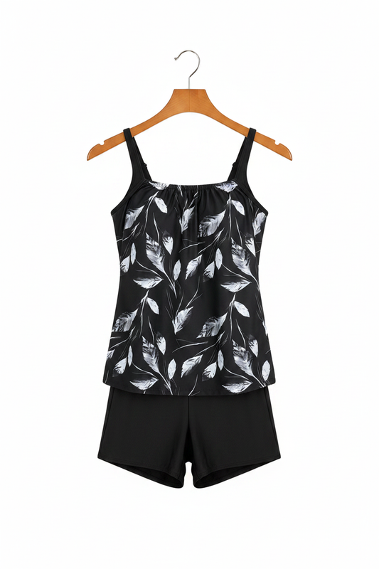 Tankini en percha fondo blanco