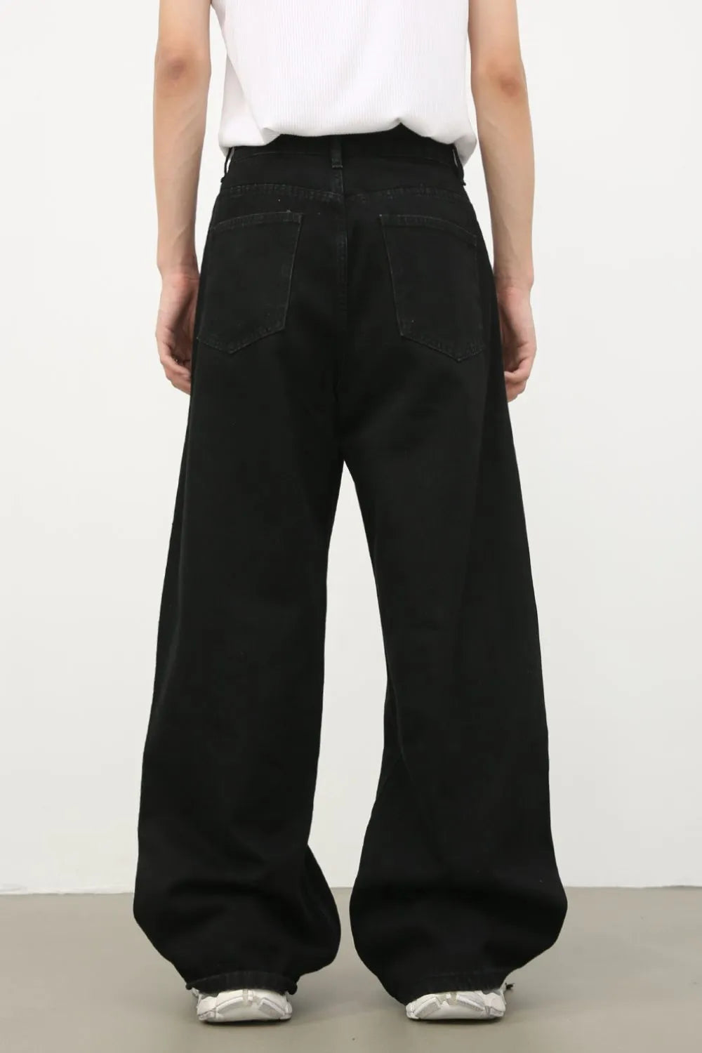 Pantalón Vaquero Oversize Negro