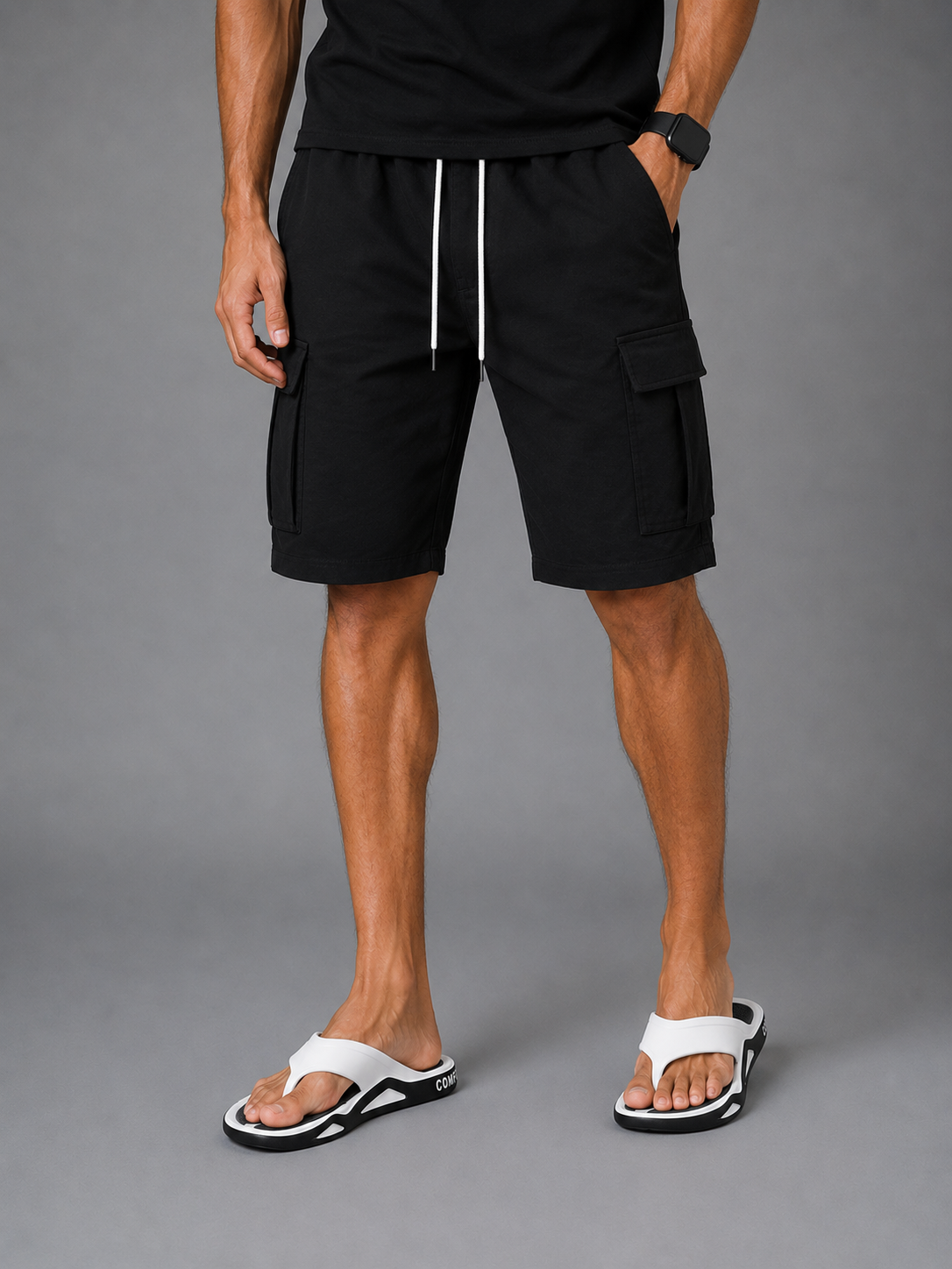 Chanclas cómodas para hombre – ligeras, antideslizantes e ideales para playa, ducha y día a día ☀️