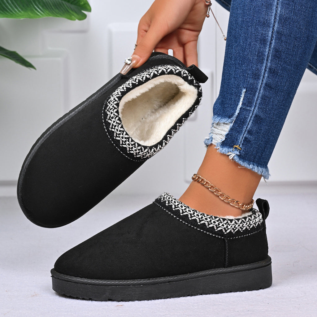 Botines de plataforma con puntera redonda