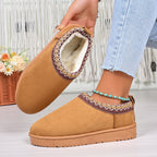 Botines de plataforma con puntera redonda