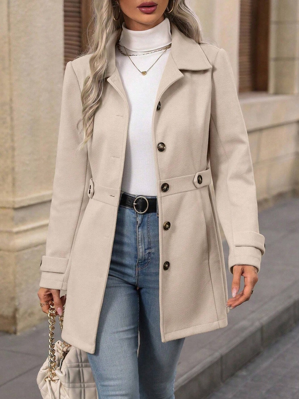 Talia |Abrigo de Mujer Elegante de Corte Estructurado