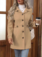 Talia |Abrigo de Mujer Elegante de Corte Estructurado