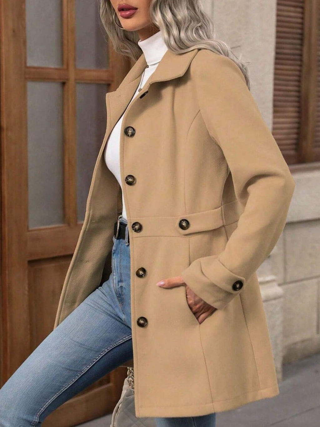 Talia |Abrigo de Mujer Elegante de Corte Estructurado