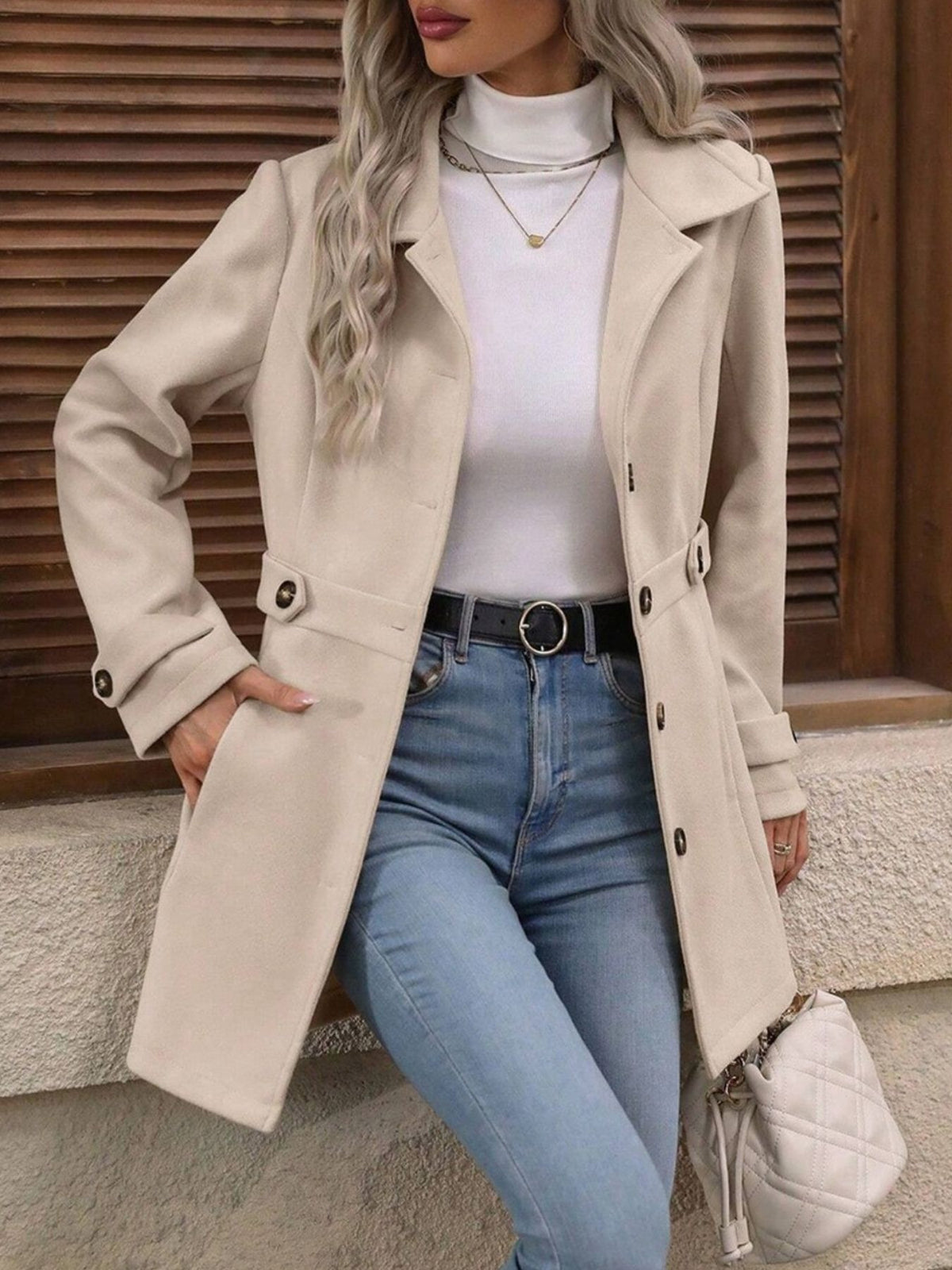 Talia |Abrigo de Mujer Elegante de Corte Estructurado