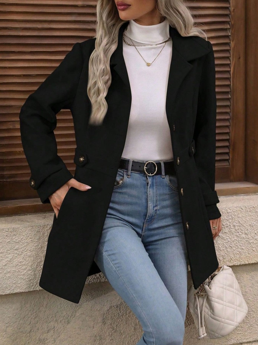 Talia |Abrigo de Mujer Elegante de Corte Estructurado