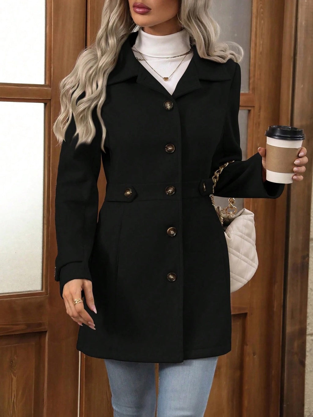 Talia |Abrigo de Mujer Elegante de Corte Estructurado