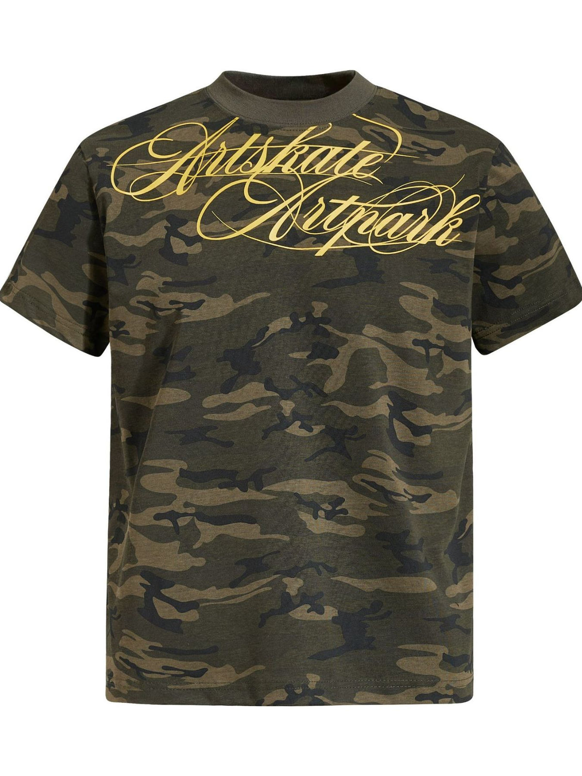 Camiseta de manga corta de camuflaje