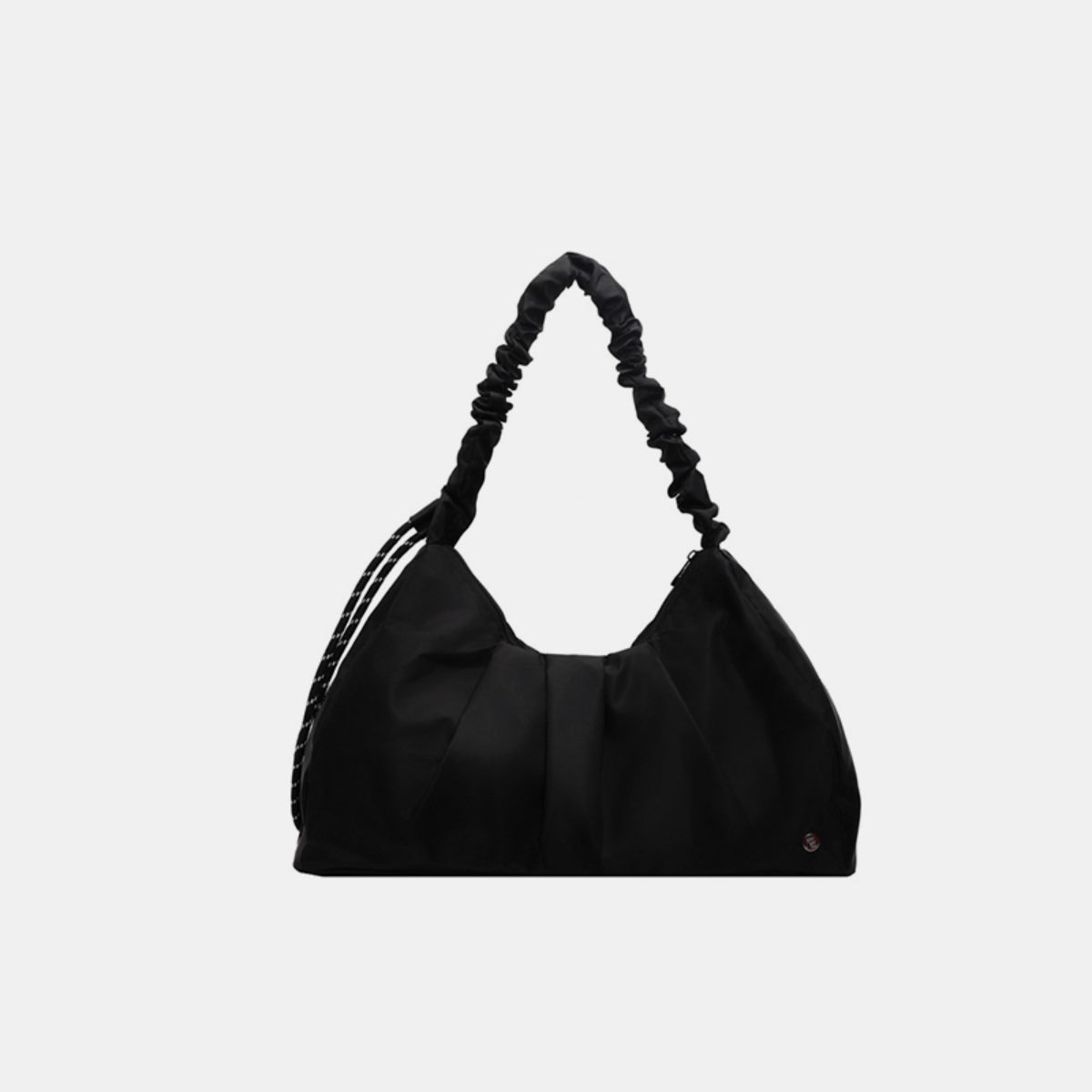 Tote bag grande con fruncidos