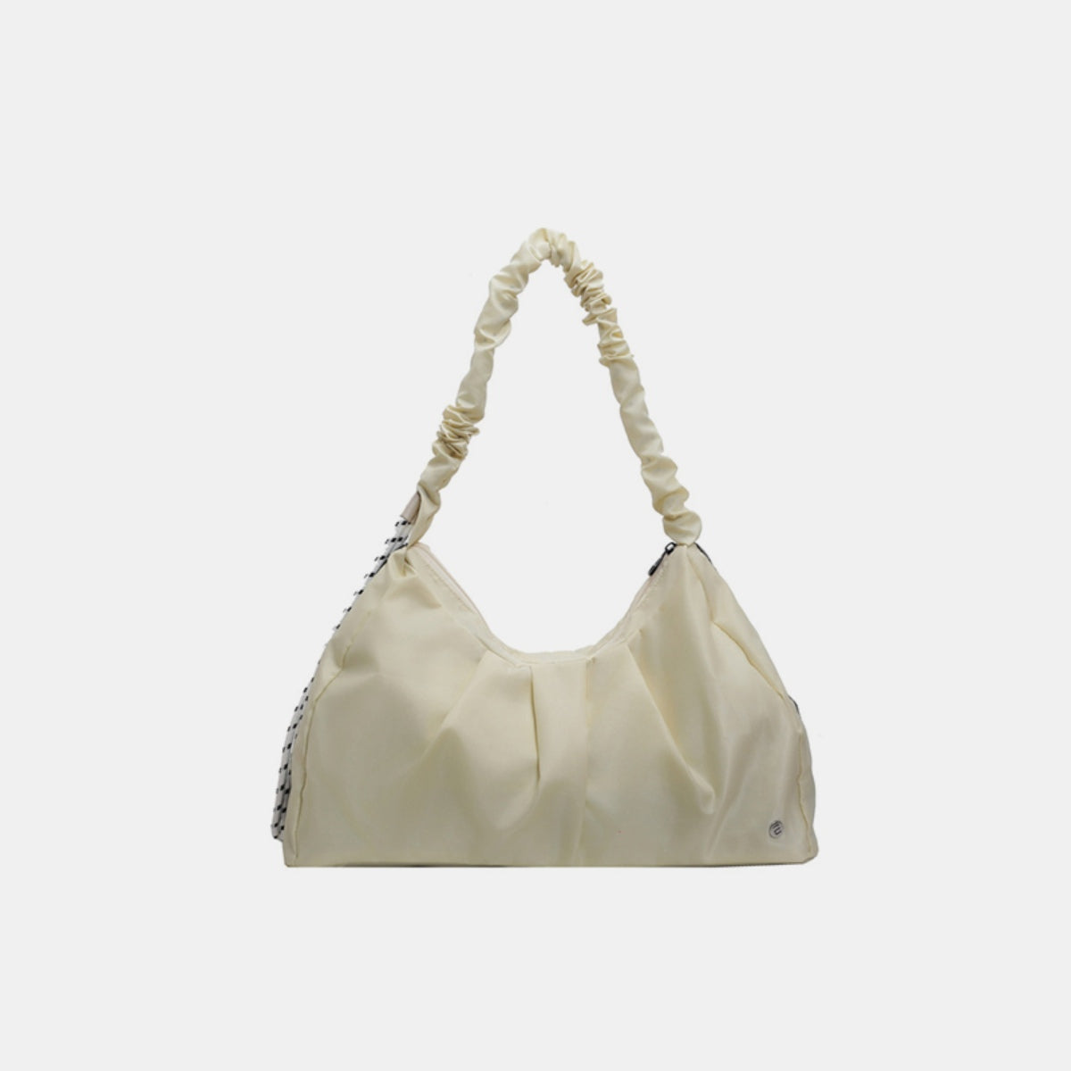 Tote bag grande con fruncidos