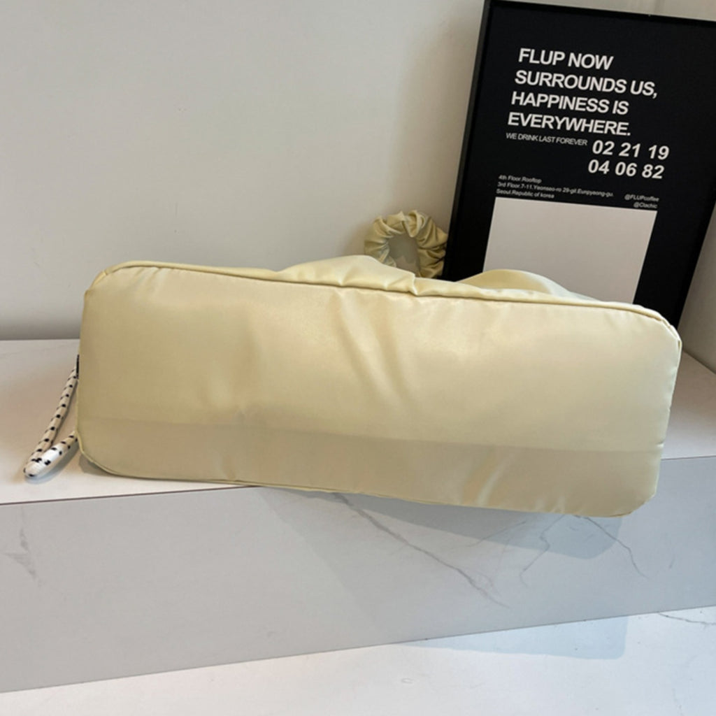 Tote bag grande con fruncidos