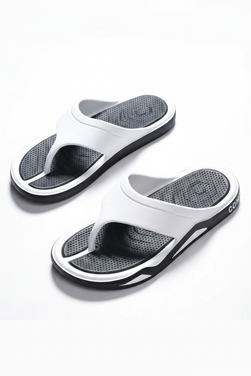 Chanclas cómodas para hombre – ligeras, antideslizantes e ideales para playa, ducha y día a día ☀️