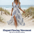 Vestido con estampado tropical