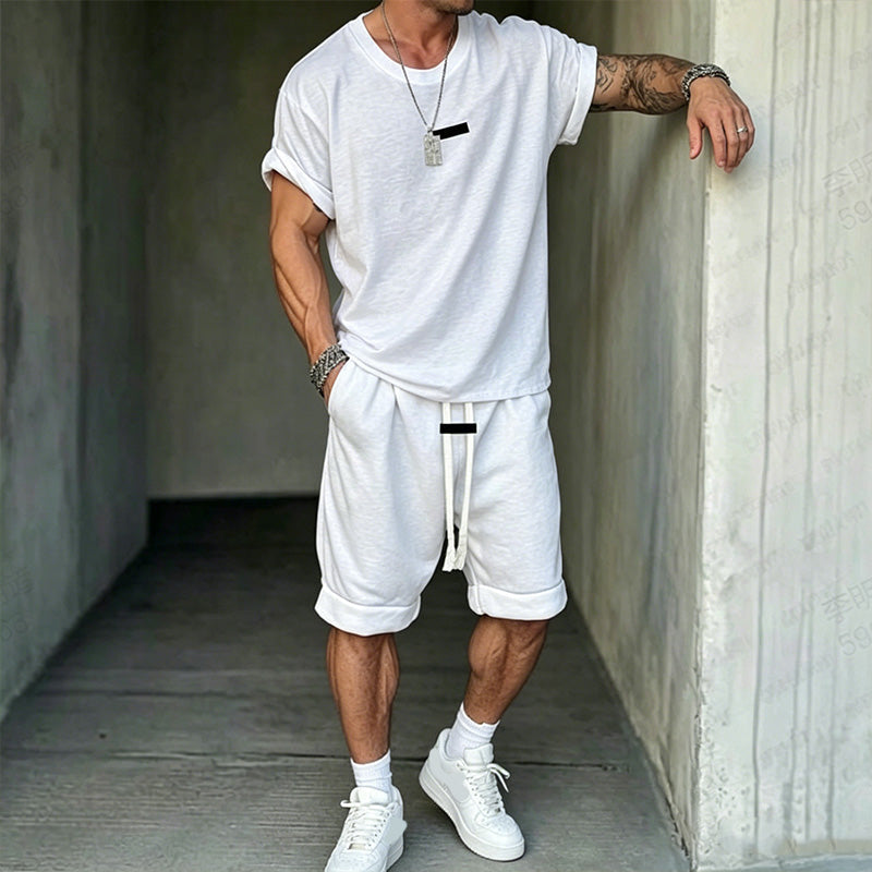 🔥Solange der Vorrat reicht 50% Rabatt!🎉Herren Freizeit-Set – T-Shirt & Shorts – lässig & bequem👕🩳