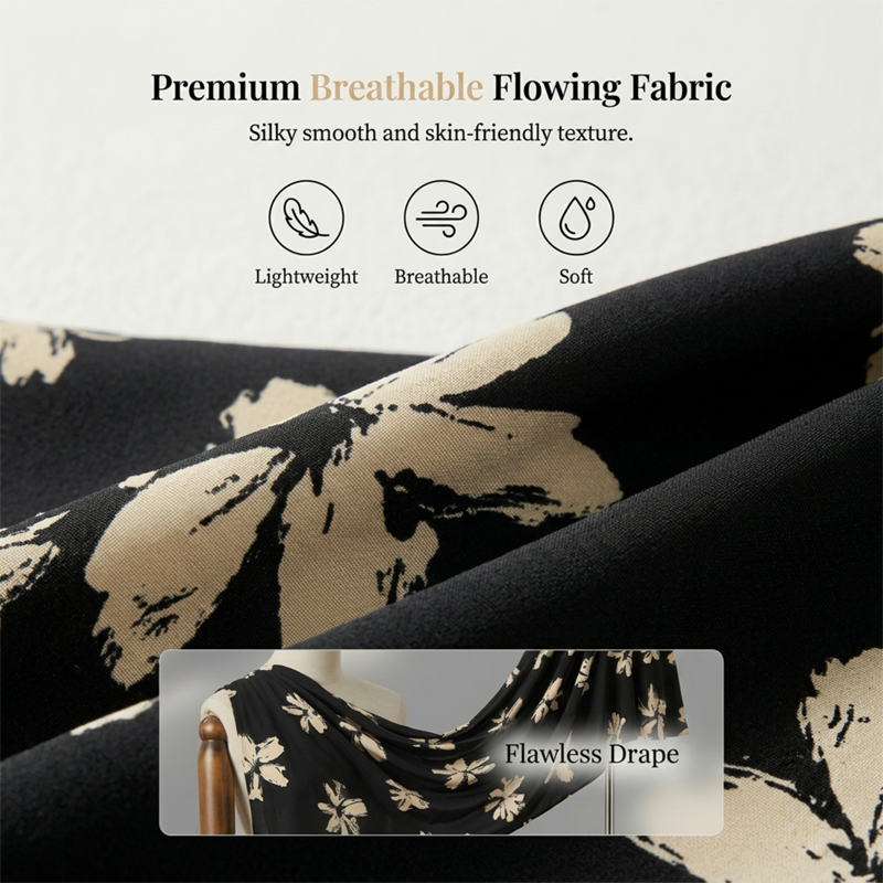 Merce - Vestido casual de mujer con estampado
