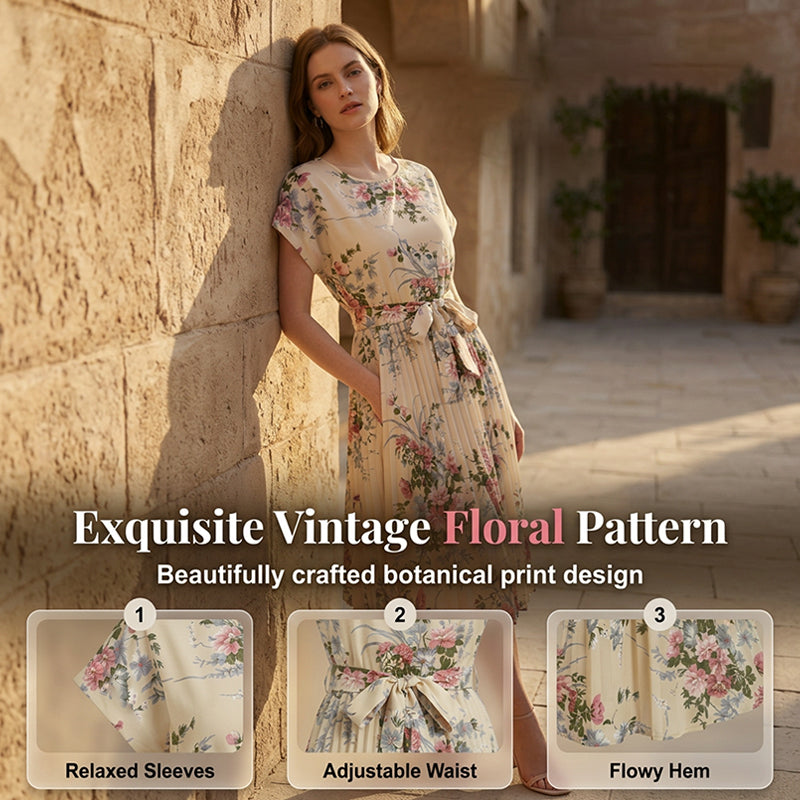 Vestido con estampado floral