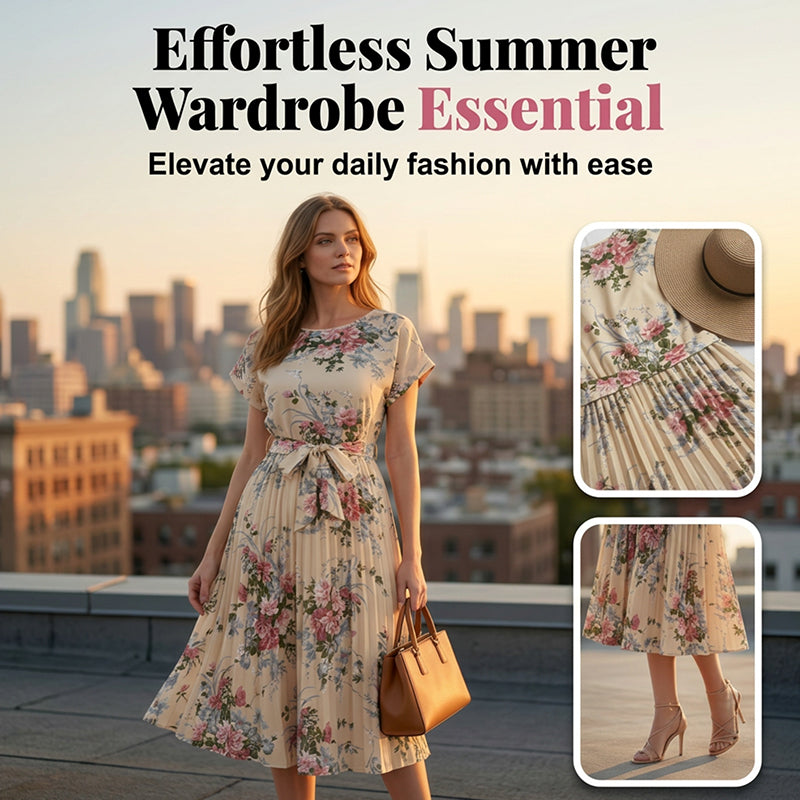 Vestido con estampado floral