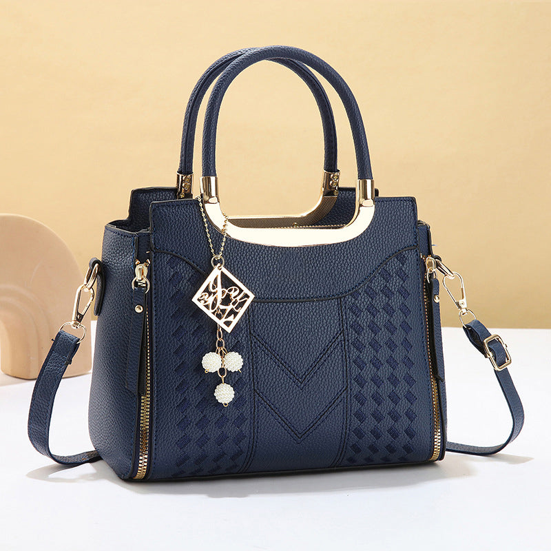 Bolso de Mujer con Costuras en V