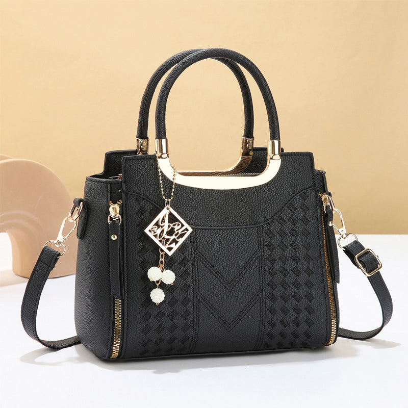 Bolso de Mujer con Costuras en V