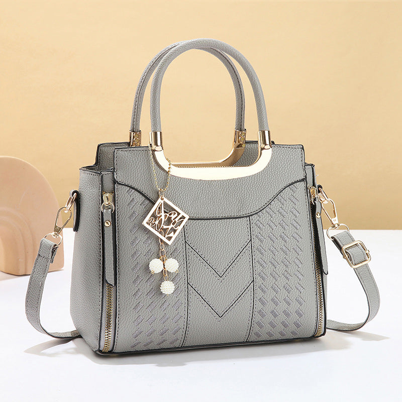 Bolso de Mujer con Costuras en V