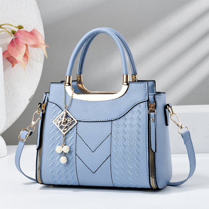 Bolso de Mujer con Costuras en V