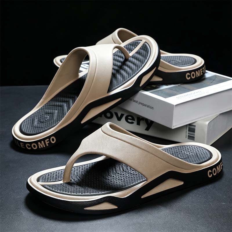 Chanclas cómodas para hombre – ligeras, antideslizantes e ideales para playa, ducha y día a día ☀️