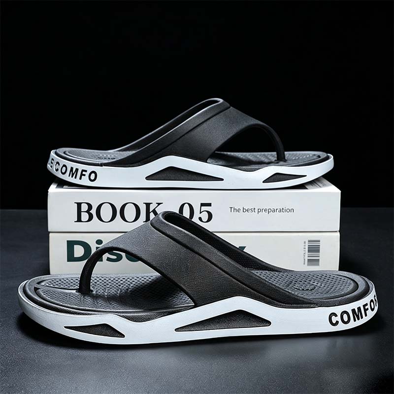 Chanclas cómodas para hombre – ligeras, antideslizantes e ideales para playa, ducha y día a día ☀️