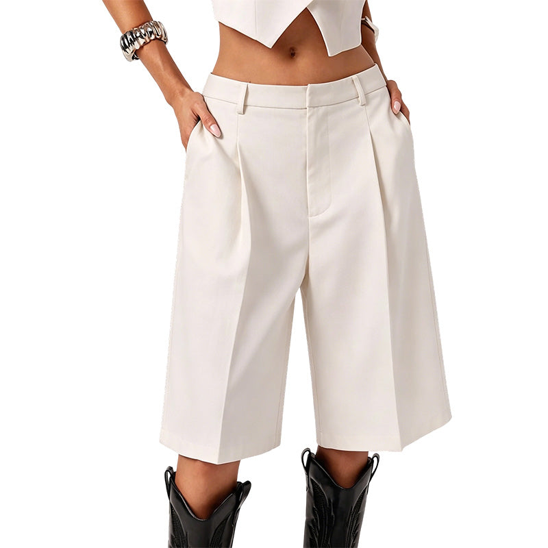 👖🌿 Damen-Bermudashorts in lockerer Passform – 50% RABATT! Bequeme Shorts, perfekte Länge – ideal für warme Tage & Freizeit. 🔥☀️