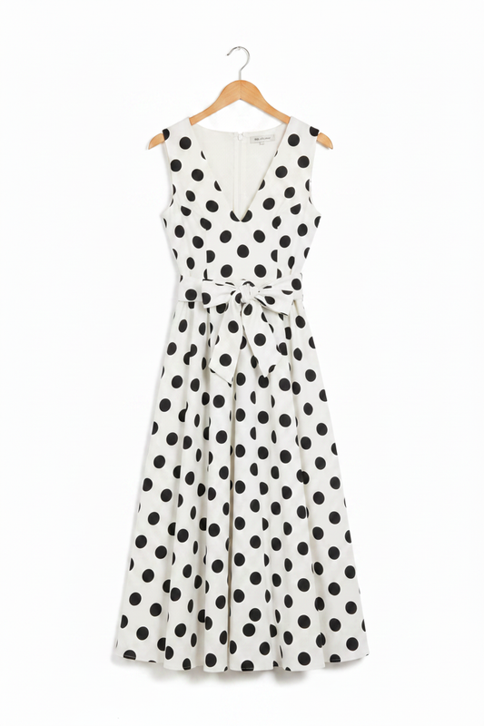 Vestido lunares en percha fondo blanco v2