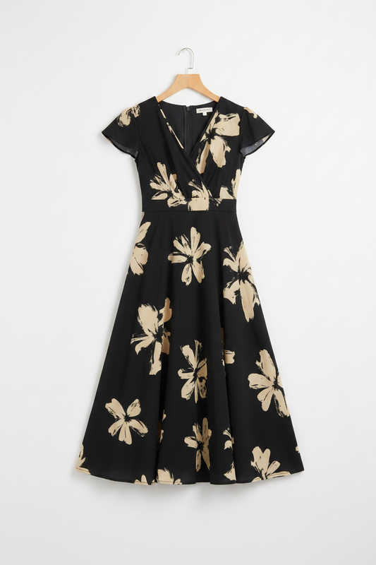 Vestido Merce en percha fondo blanco